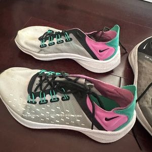 Nike EXP-X14 sneakers green and purple